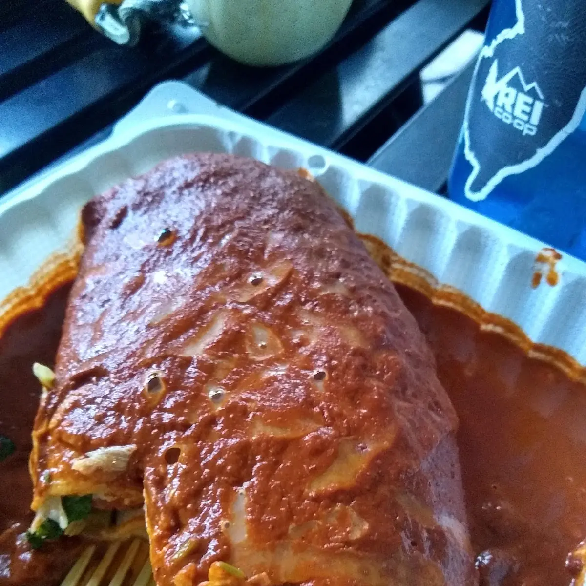 Vegetarian Wet Burrito