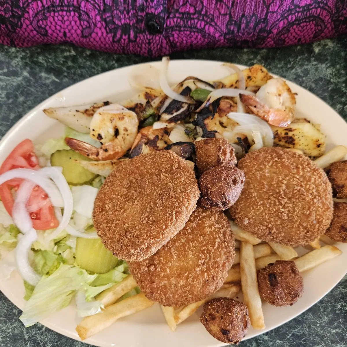 Grilled Shrimp Crab Cakes