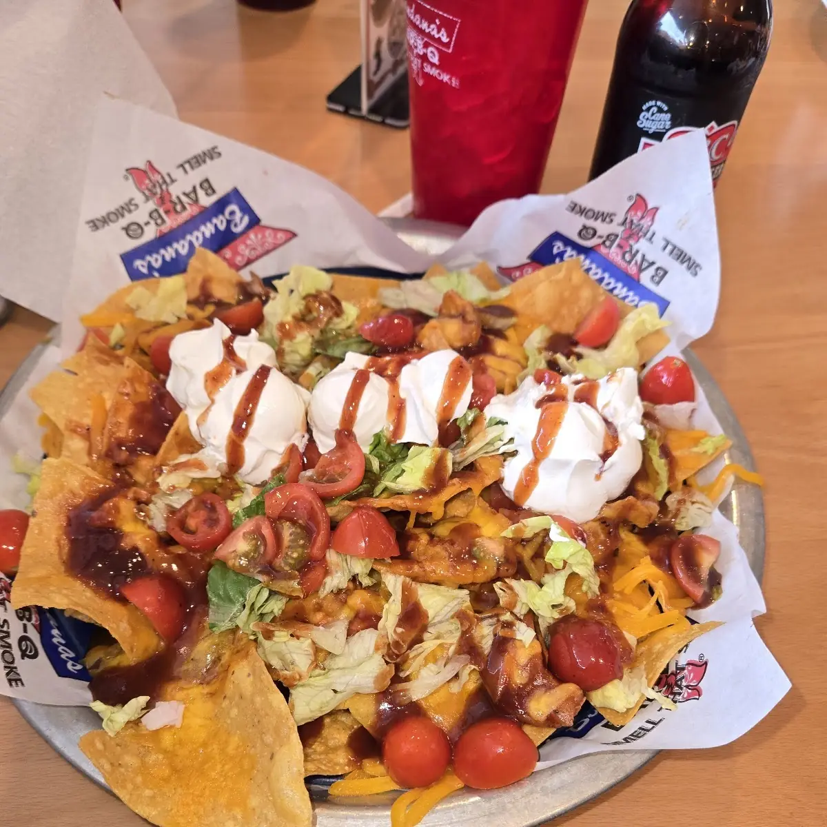 BBQ Chicken Nachos Full