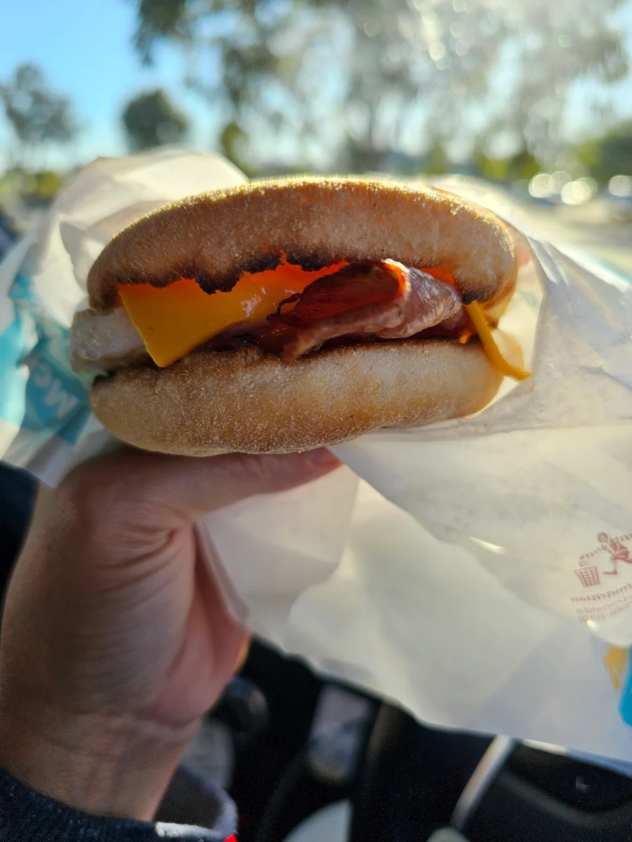 Bacon and Egg Mcmuffin, McDonald's Kwinana Freeway Southbound