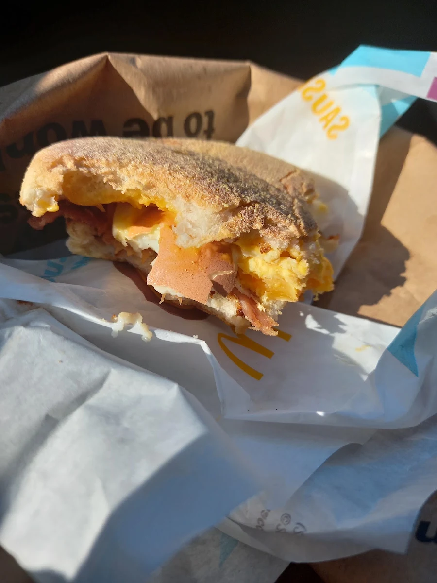 Egg and Muffin with Egg Shell, McDonald's Kwinana Freeway Southbound