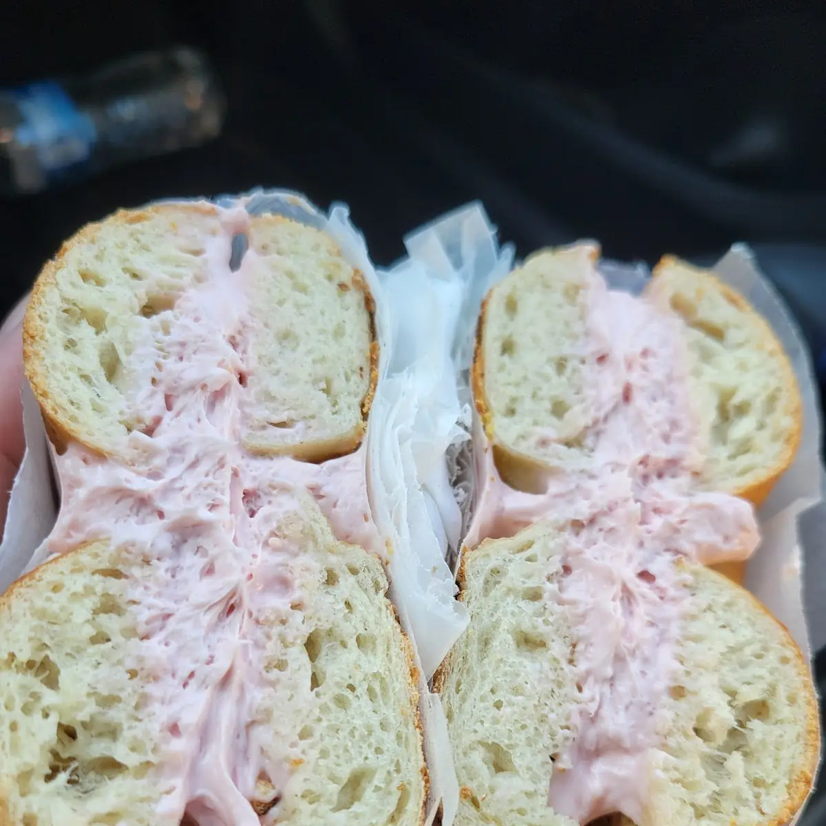 Strawberry Cream Cheese Bagel