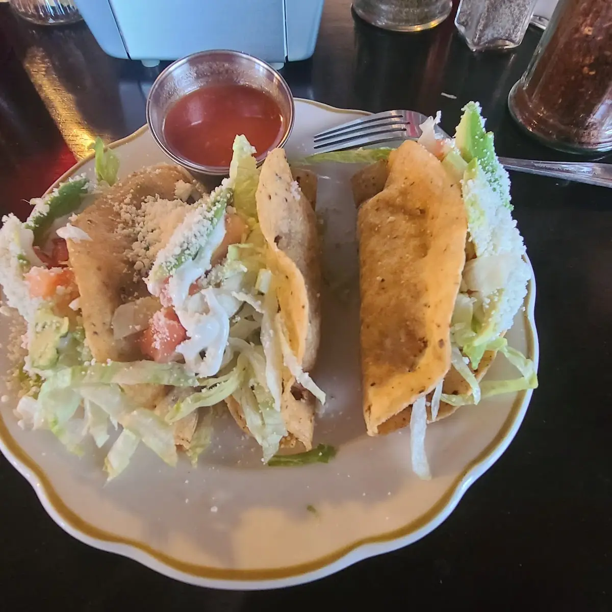 Tacos Dorados Con Papa