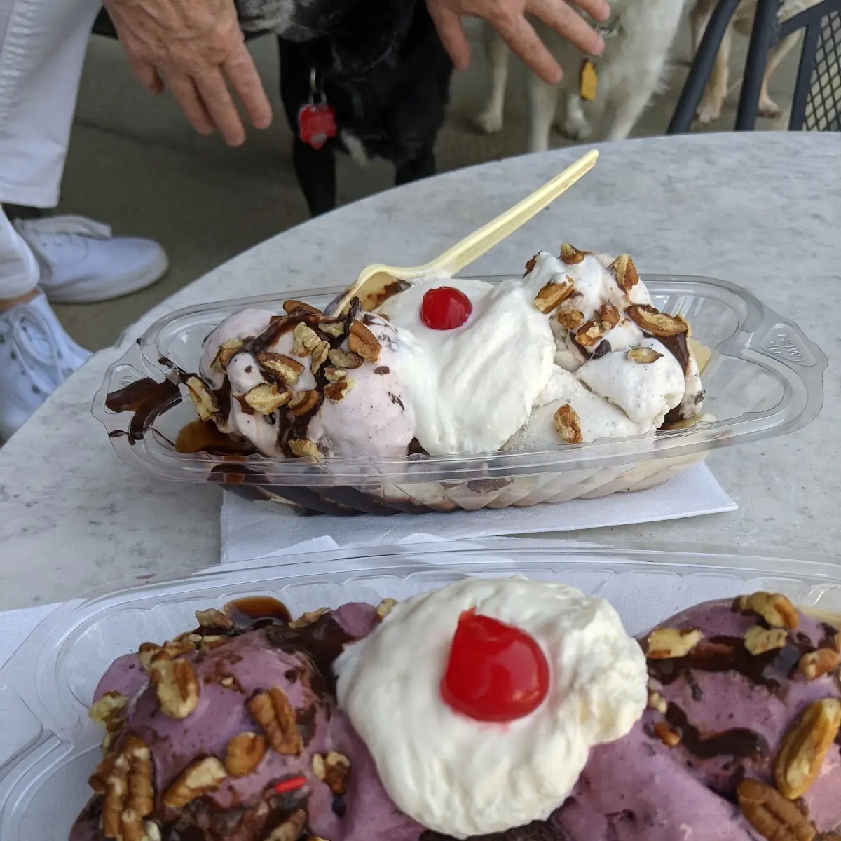 Banana Split and 1870 Tower