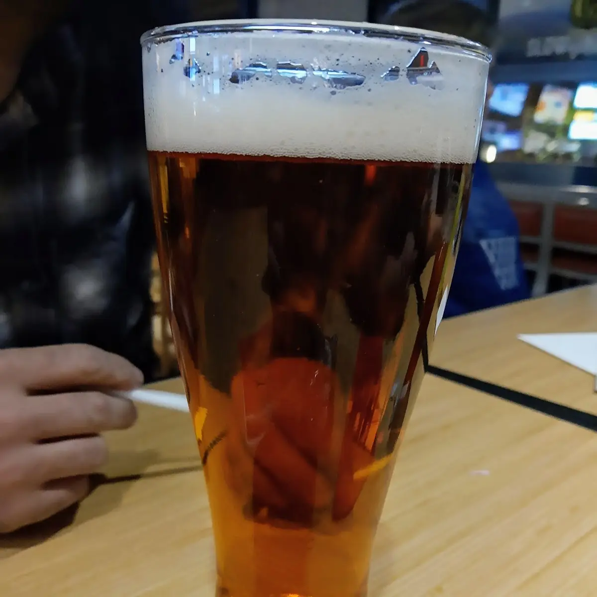 Budweiser Beer in Mug Glass