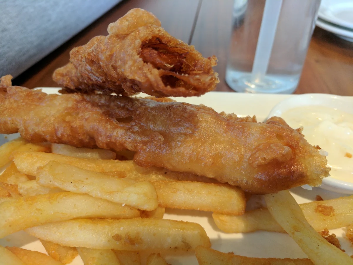 Plate of Fish and Chips, Waurn Ponds Hotel