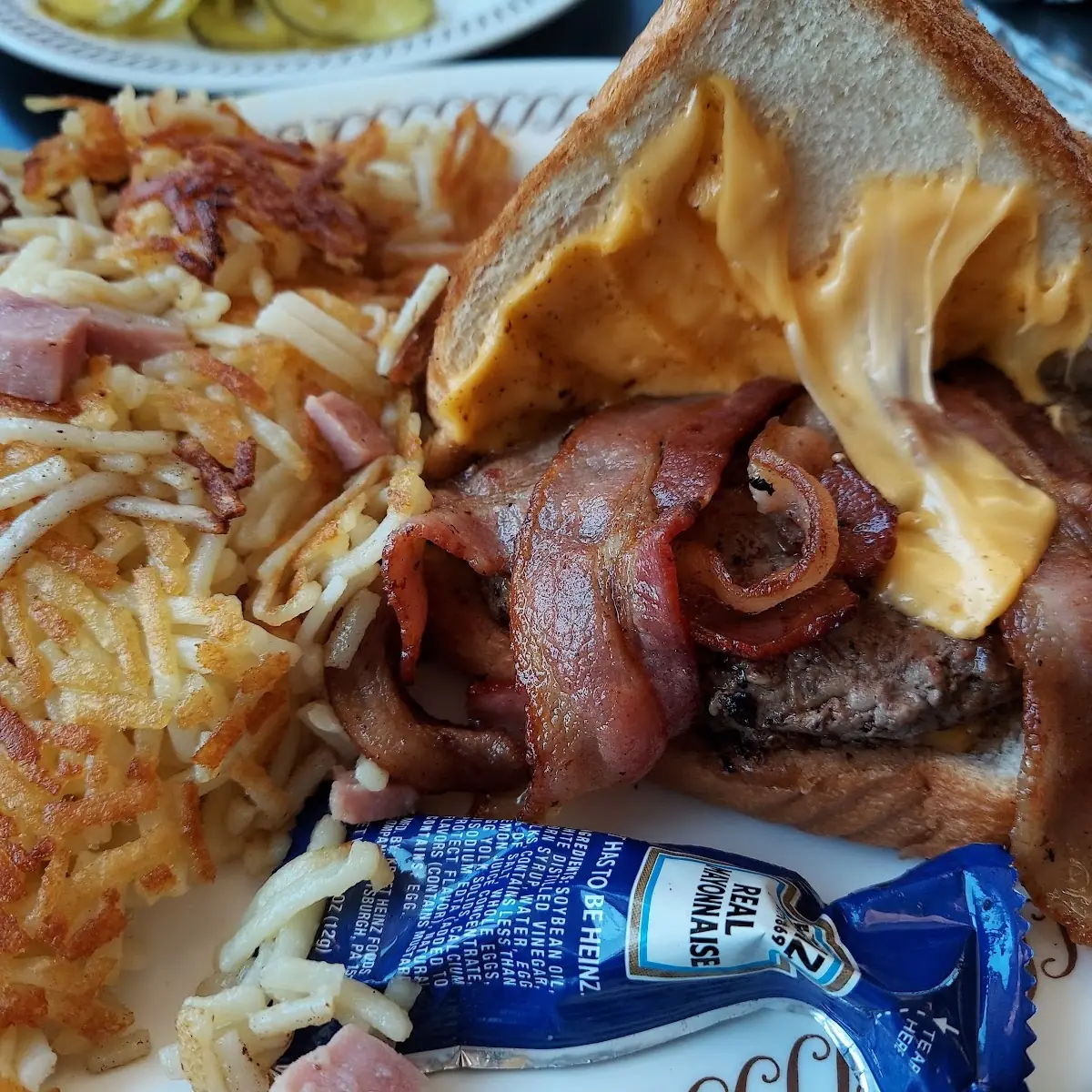 Patty Melt with Texas Toast