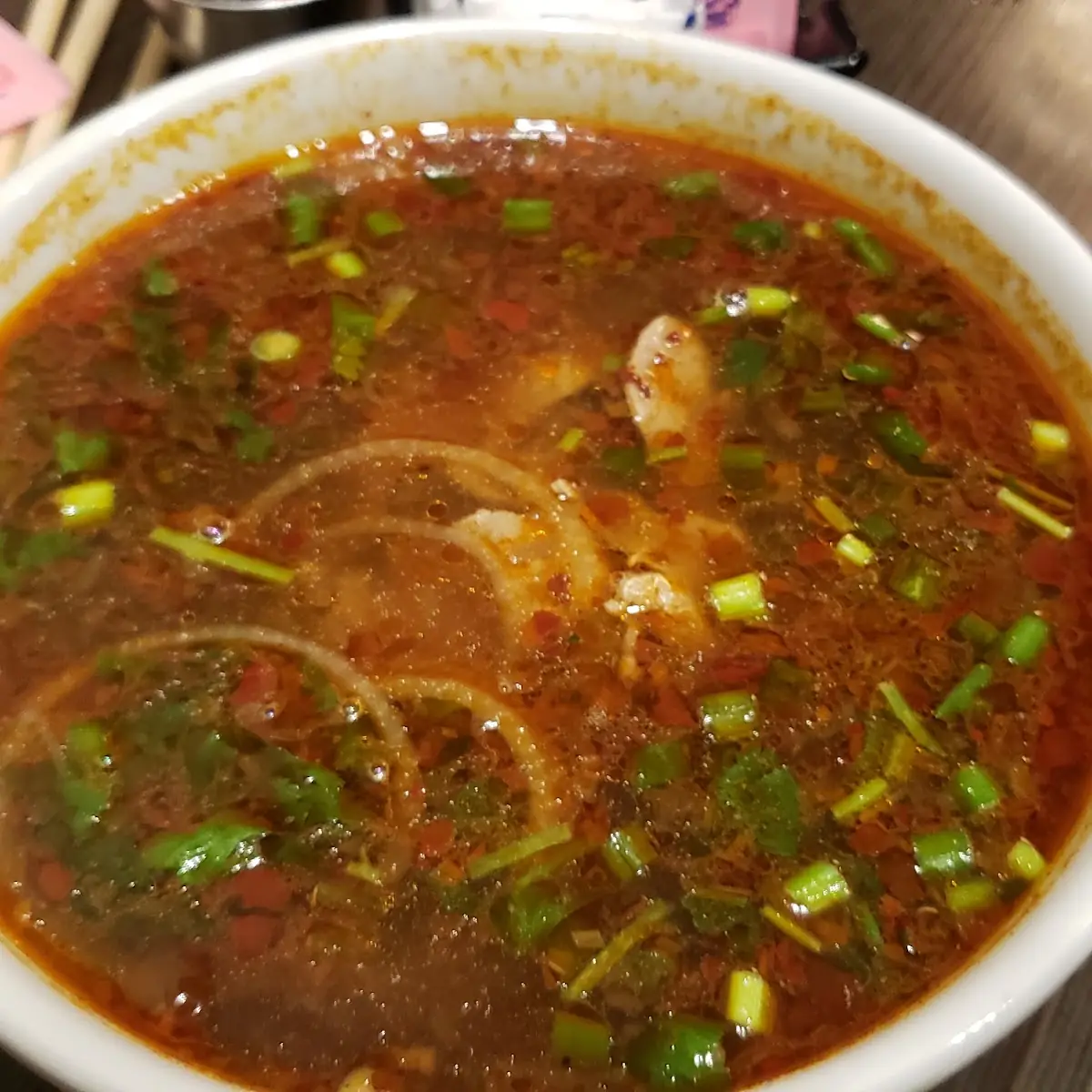 Spicy Filet Mignon Rice Noodles Pho