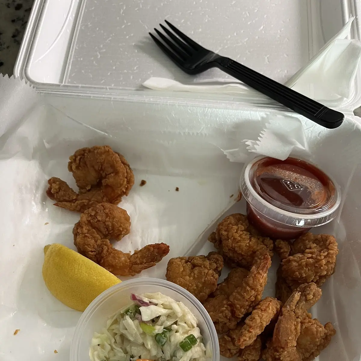 Buttermilk Fried Shrimp Dinner