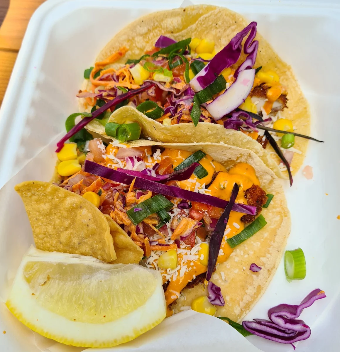 Salmon Tacos, The Budgie Bar