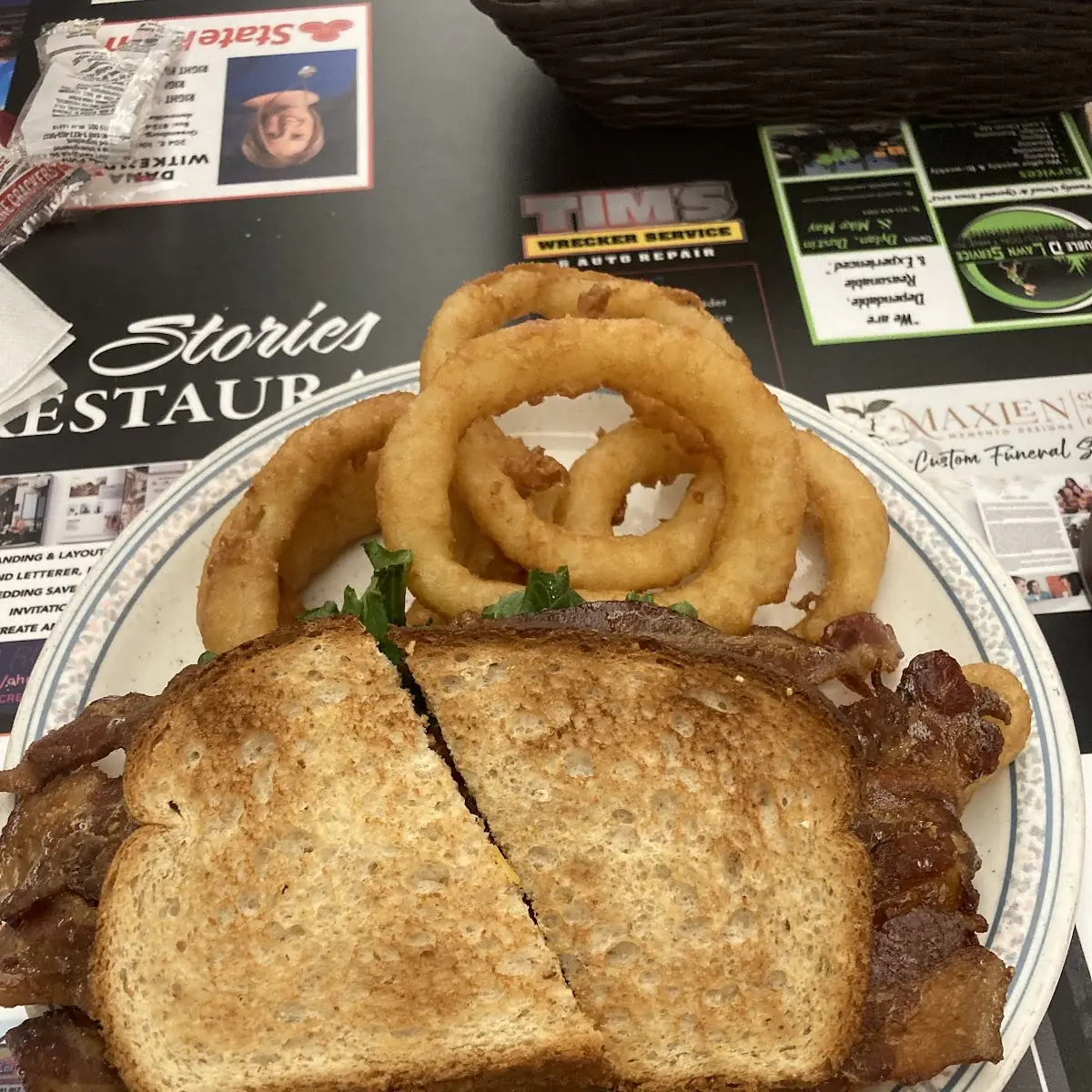 blt with Onion Rings