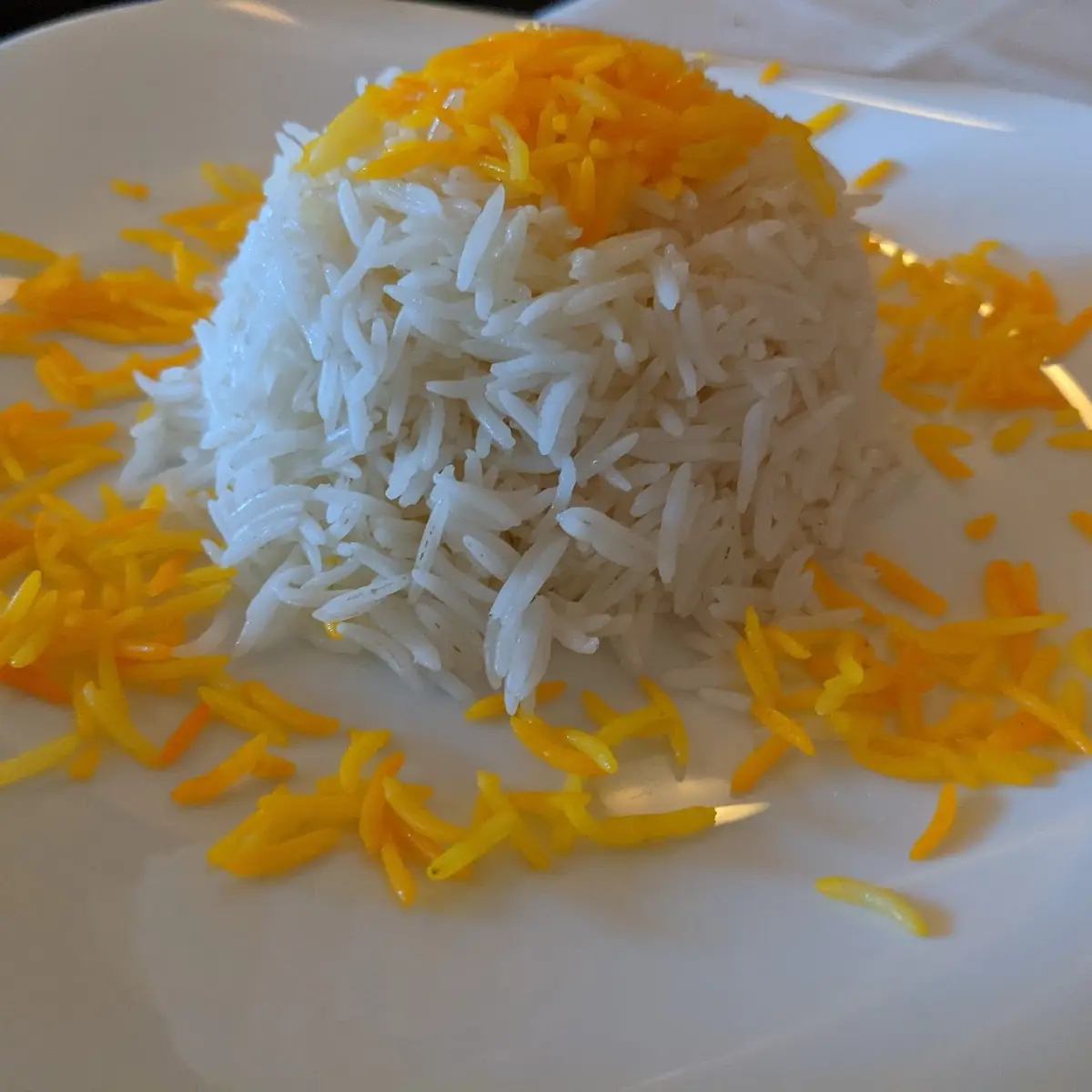 Saffron and White Rice