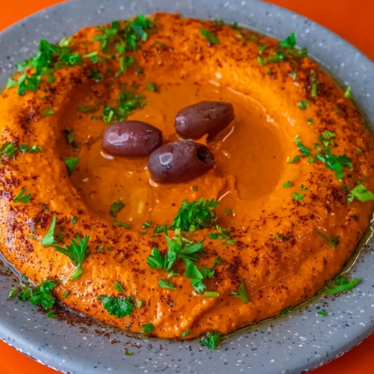 Roasted Red Pepper Hummus