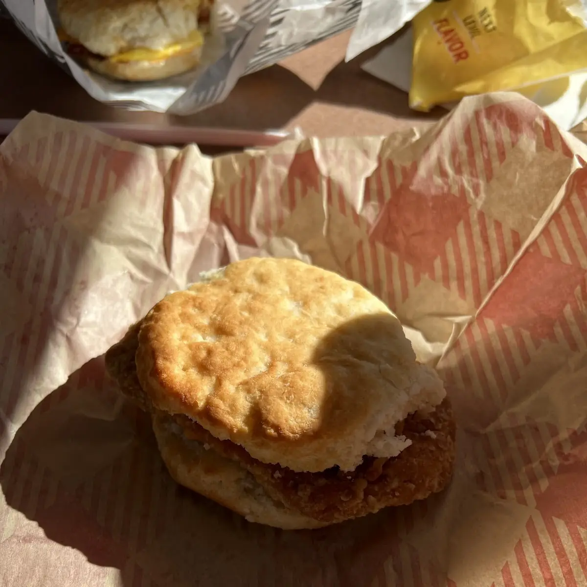 Cajun Chicken Biscuit