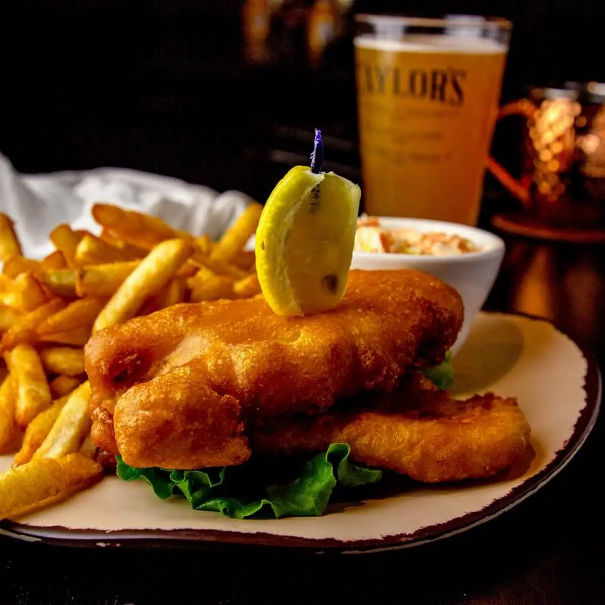 Beer Battered Fish & Chips