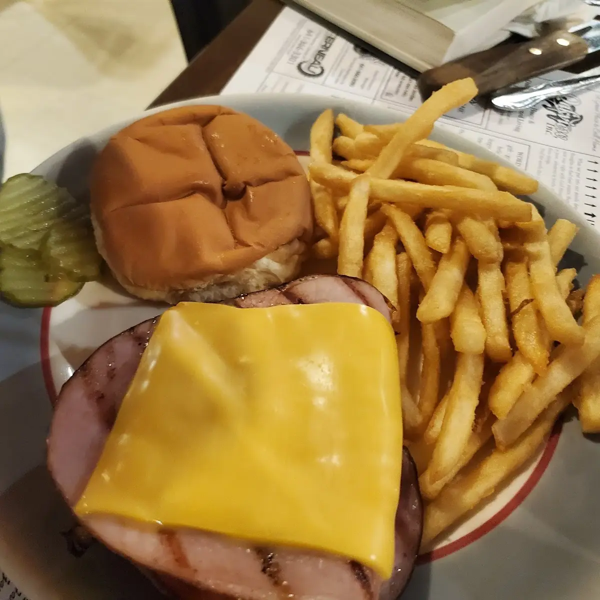Ham and Cheese Sandwich