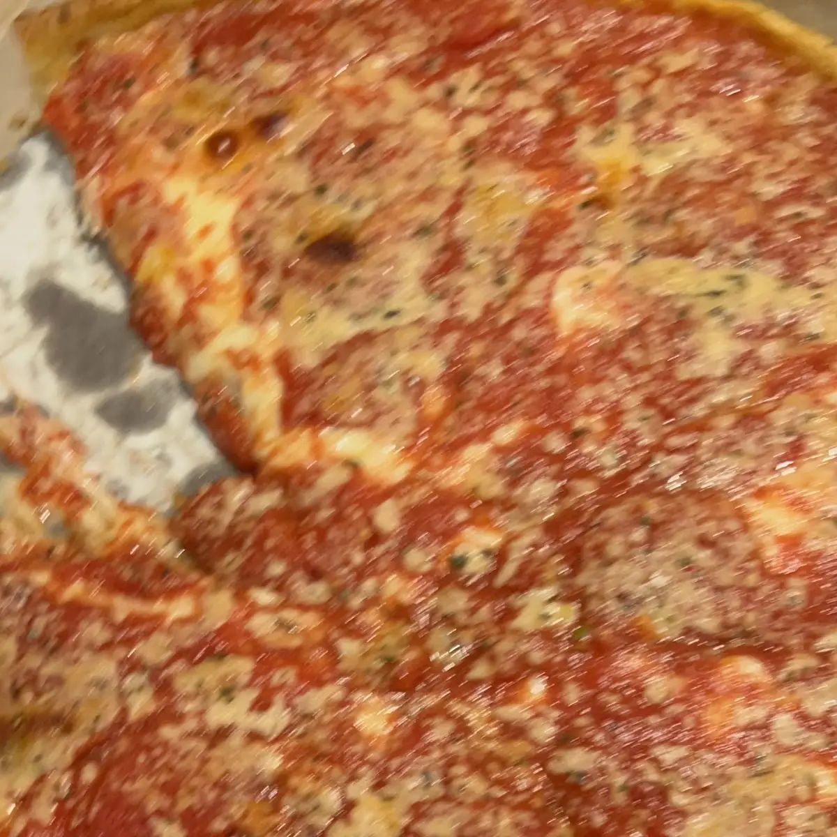 Three Cheese Deep Dish Pizza