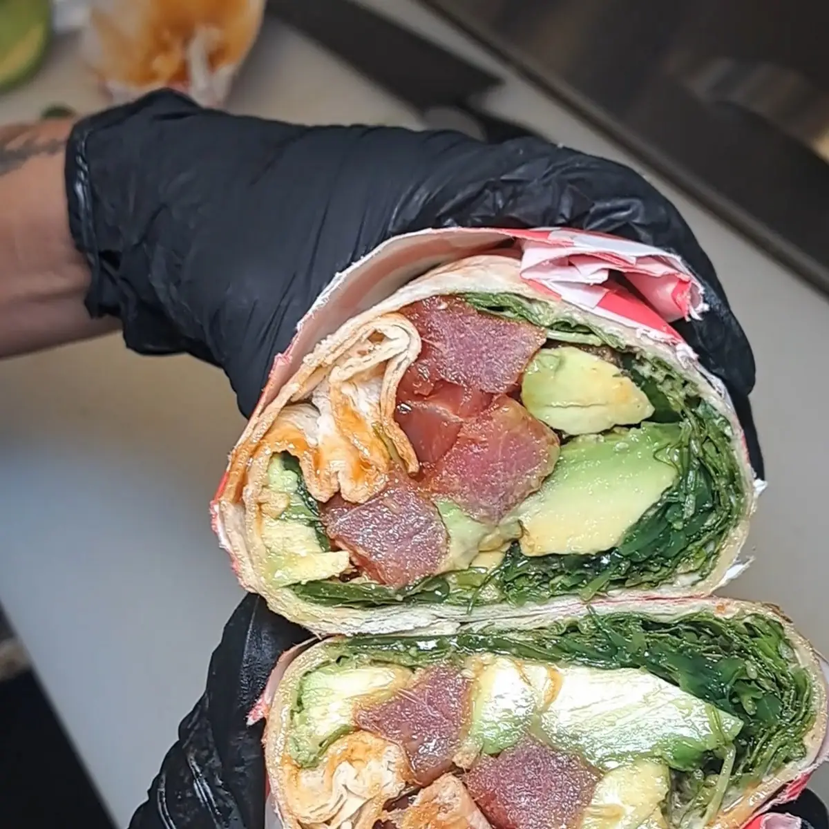 Tuna Poke Wrap