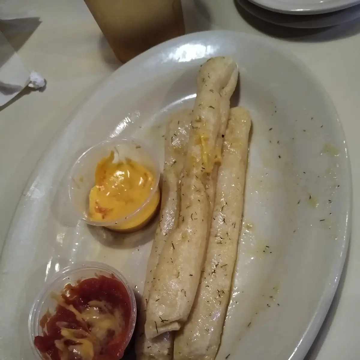 Half Baked Bread Sticks with Cheese