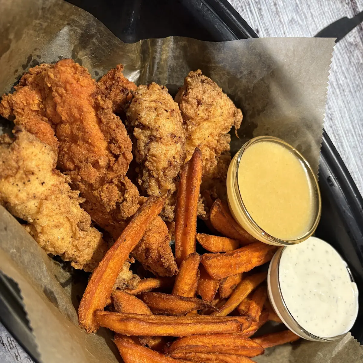 Homemade Chicken Tenders Basket