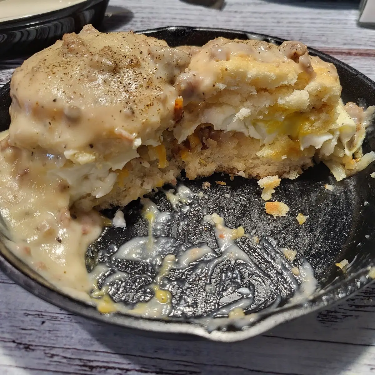 Stuffed Biscuits & Gravy