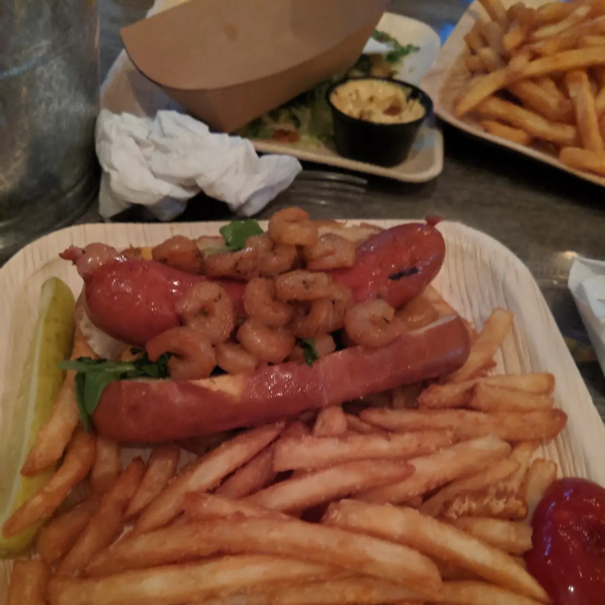 Hot Dog and Fries