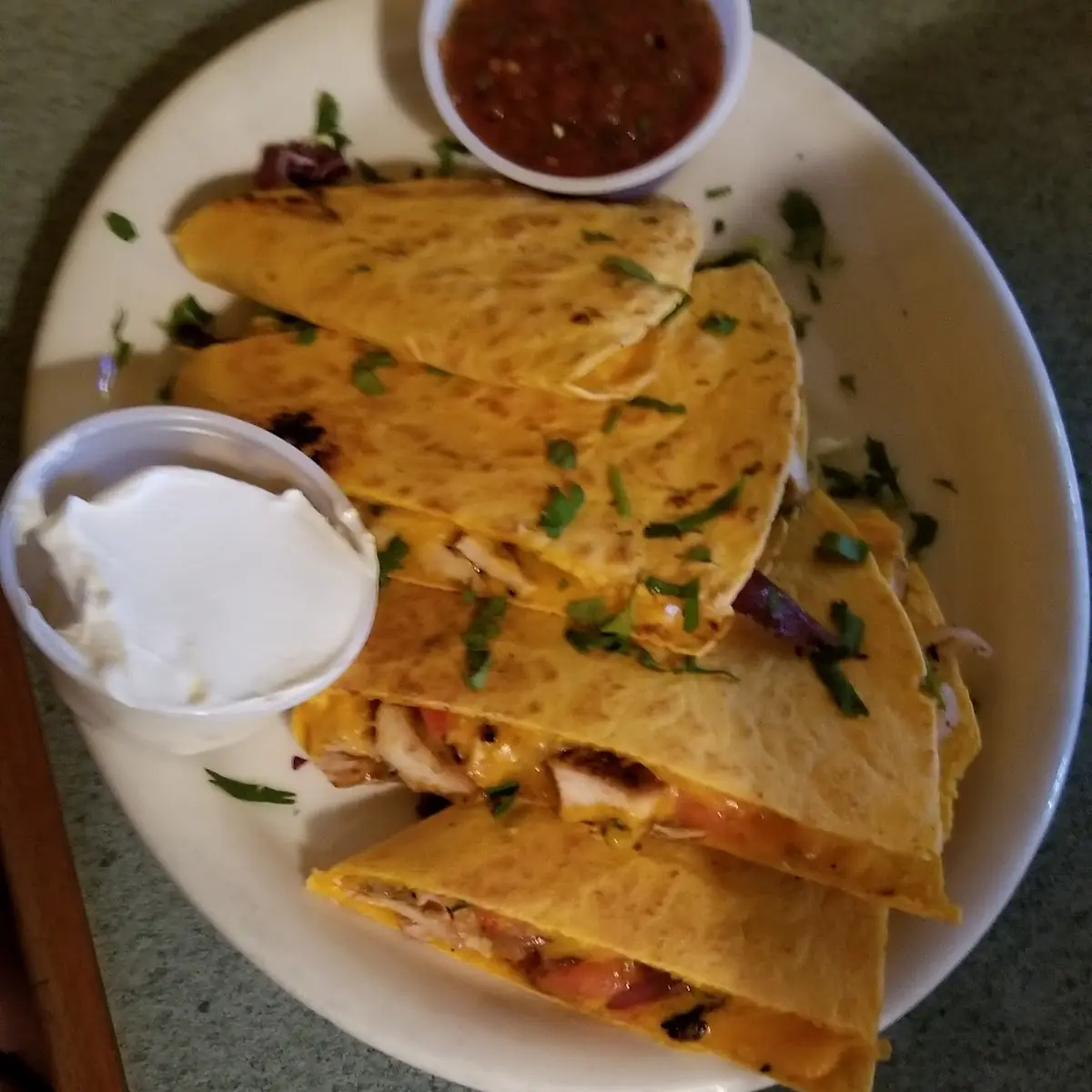 Cajun Chicken Quesadilla