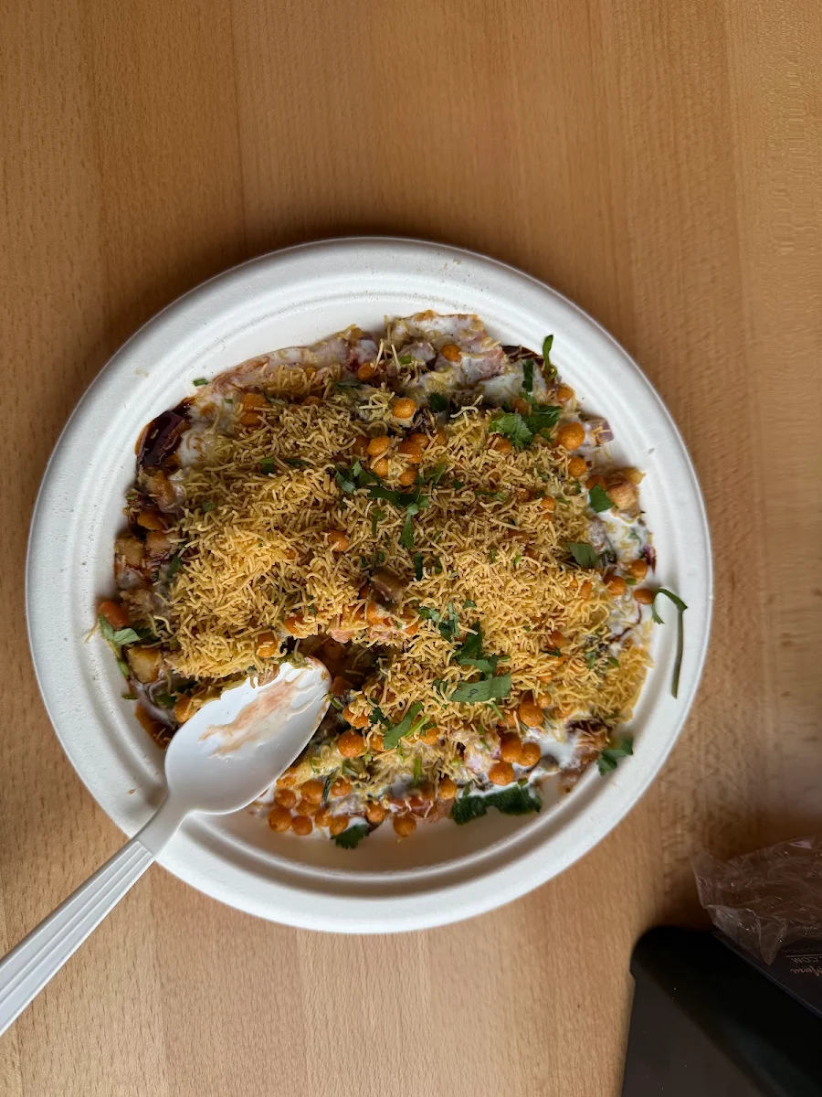 Samosa Chaat, Eggholic - Indian Street Food