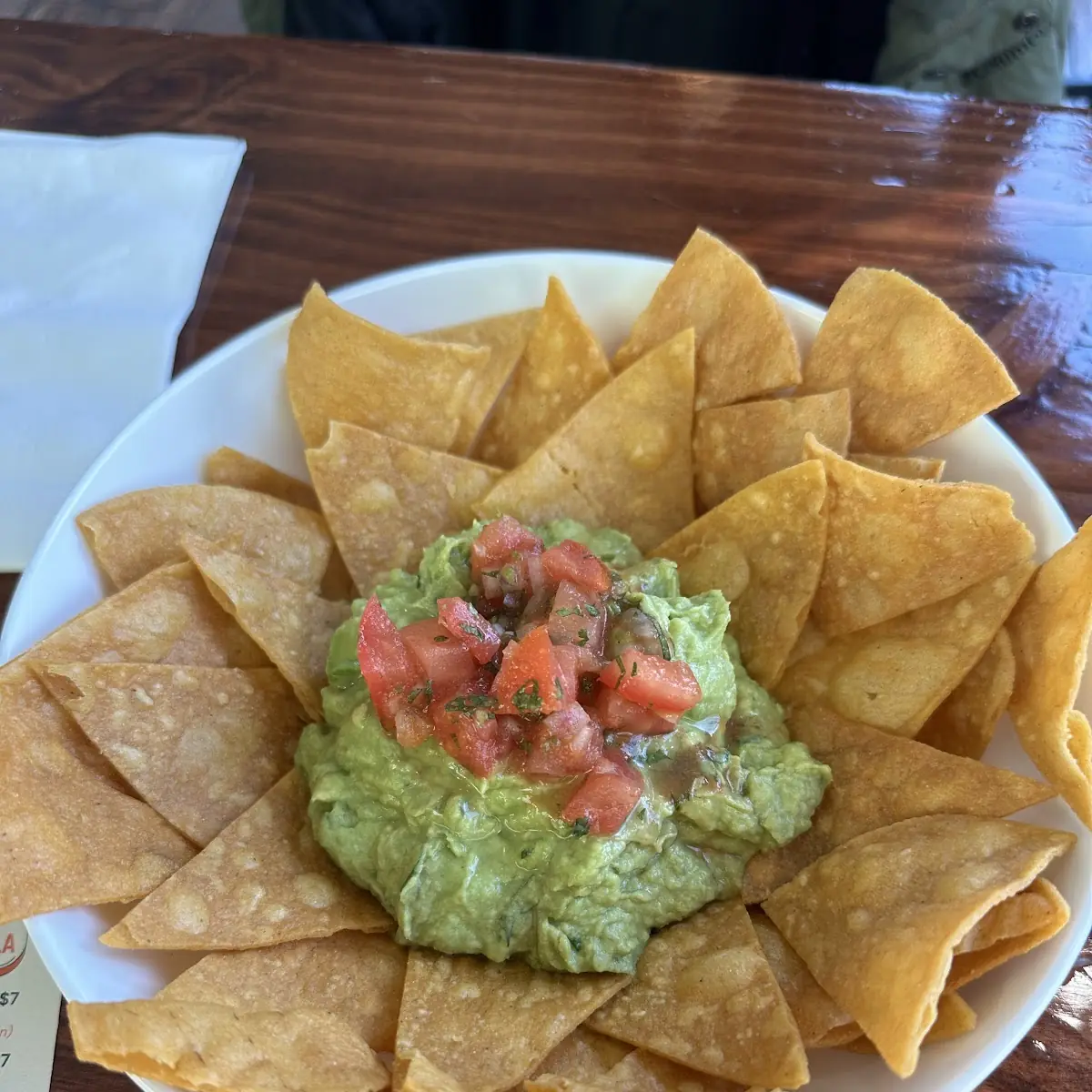 Guacamole and Tortilla Chips