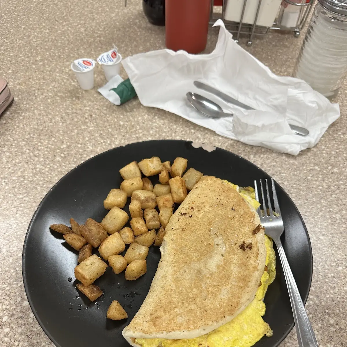 Pancake Bacon Egg Wrap