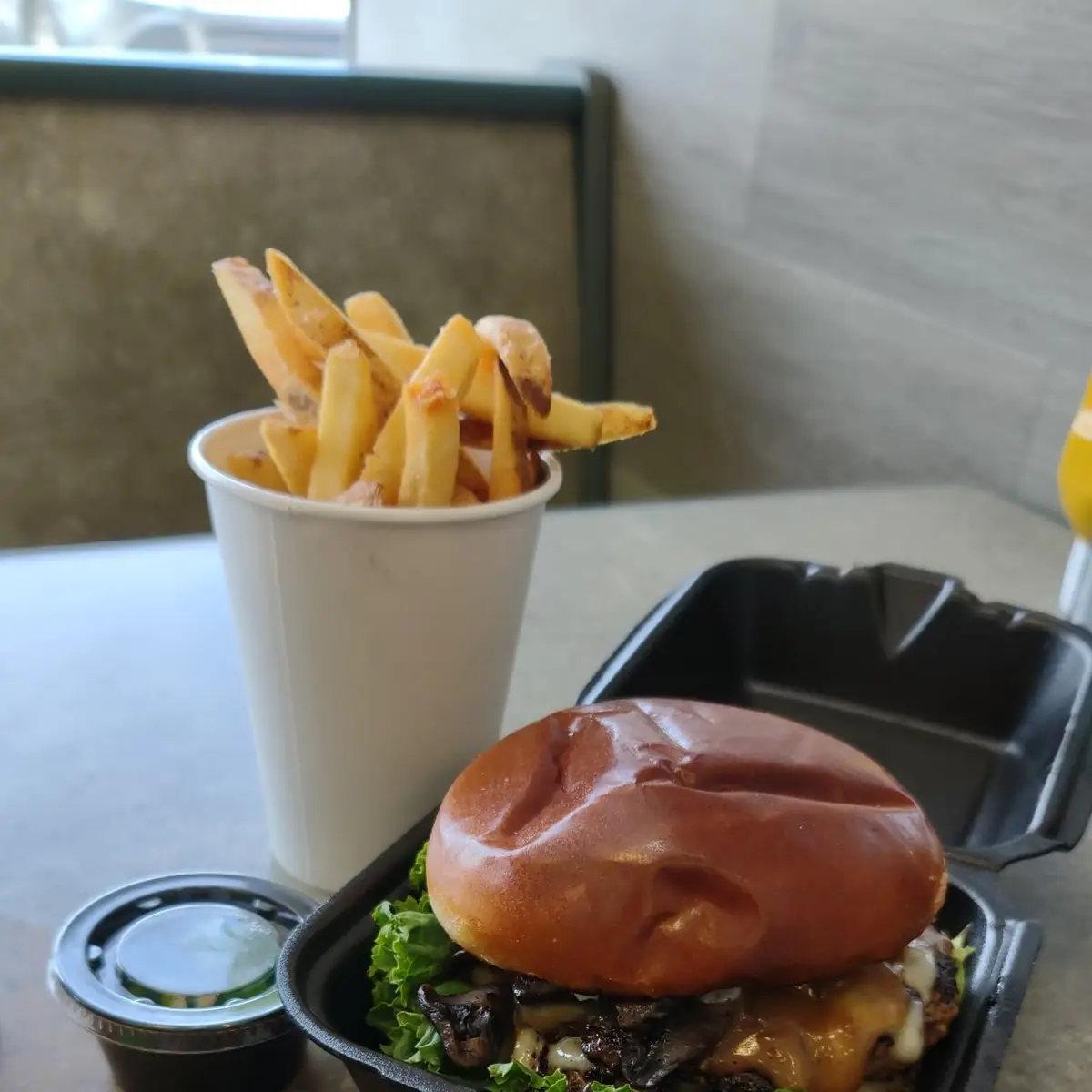 Mushroom Bacon Cheeseburger