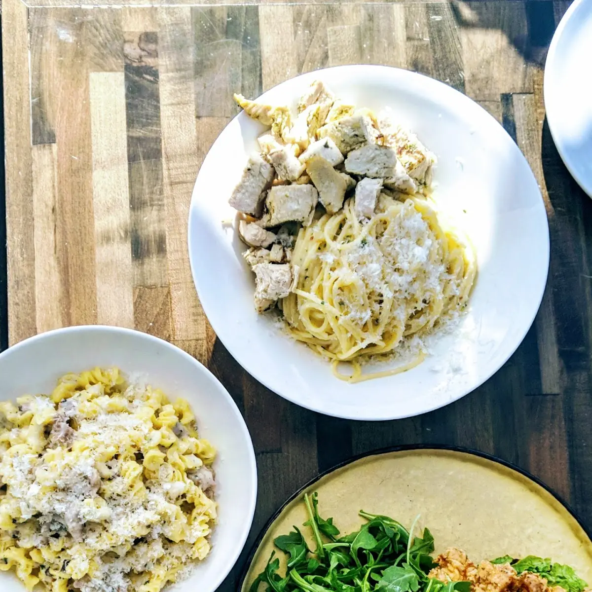 Spaghetti Aglio Olio with Chicken