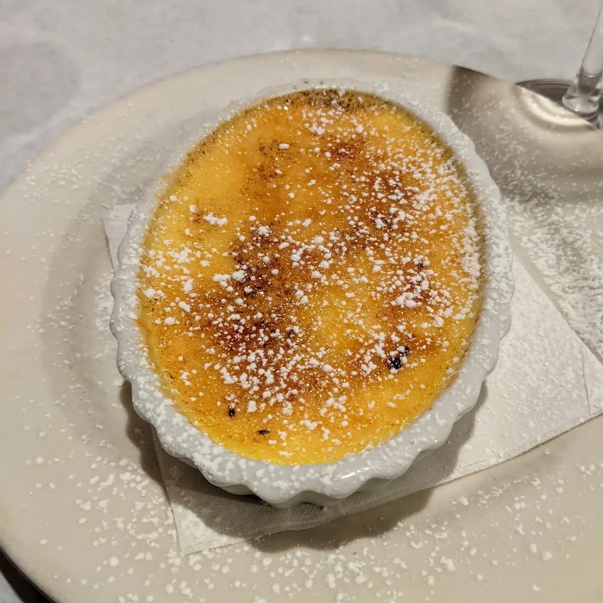 Chilled Creme Brulee