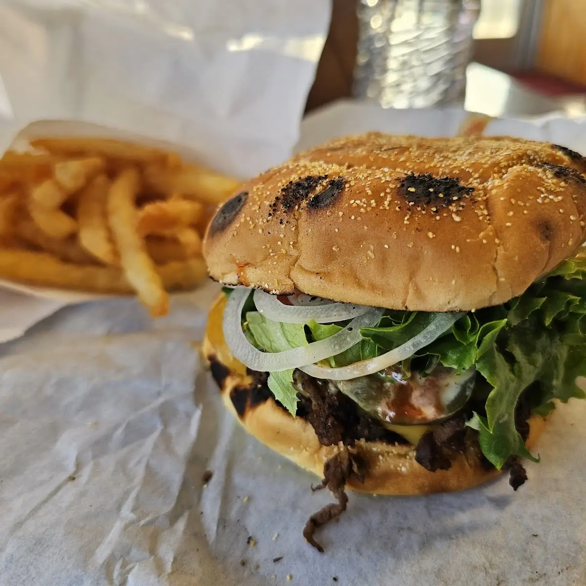 Kimchi Cheese Burger
