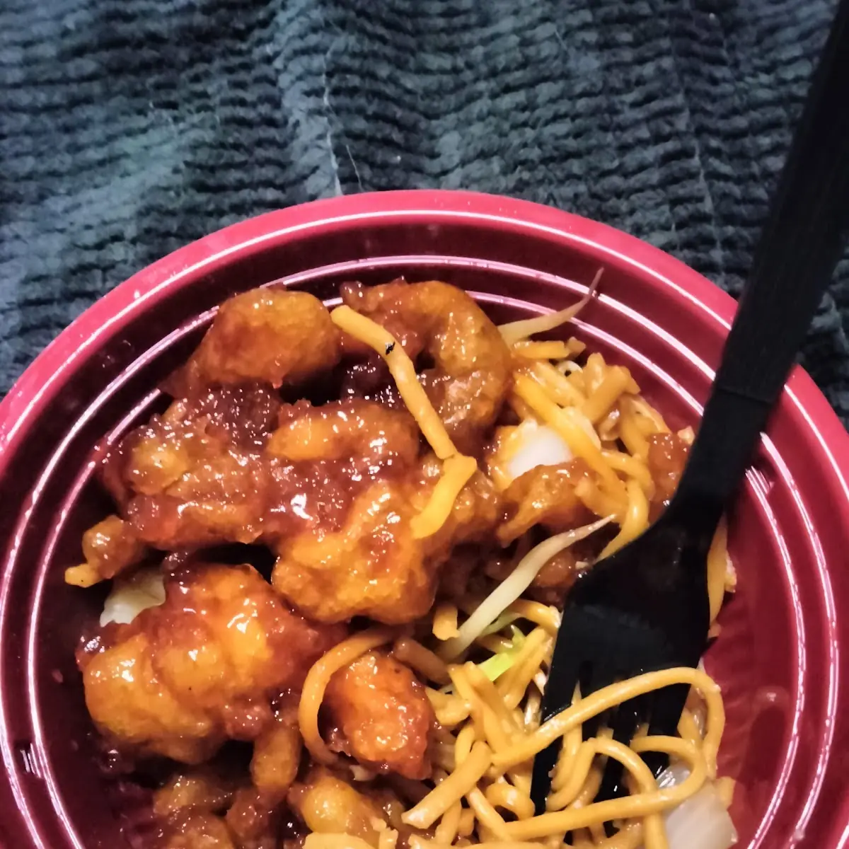 Orange Chicken Noodles