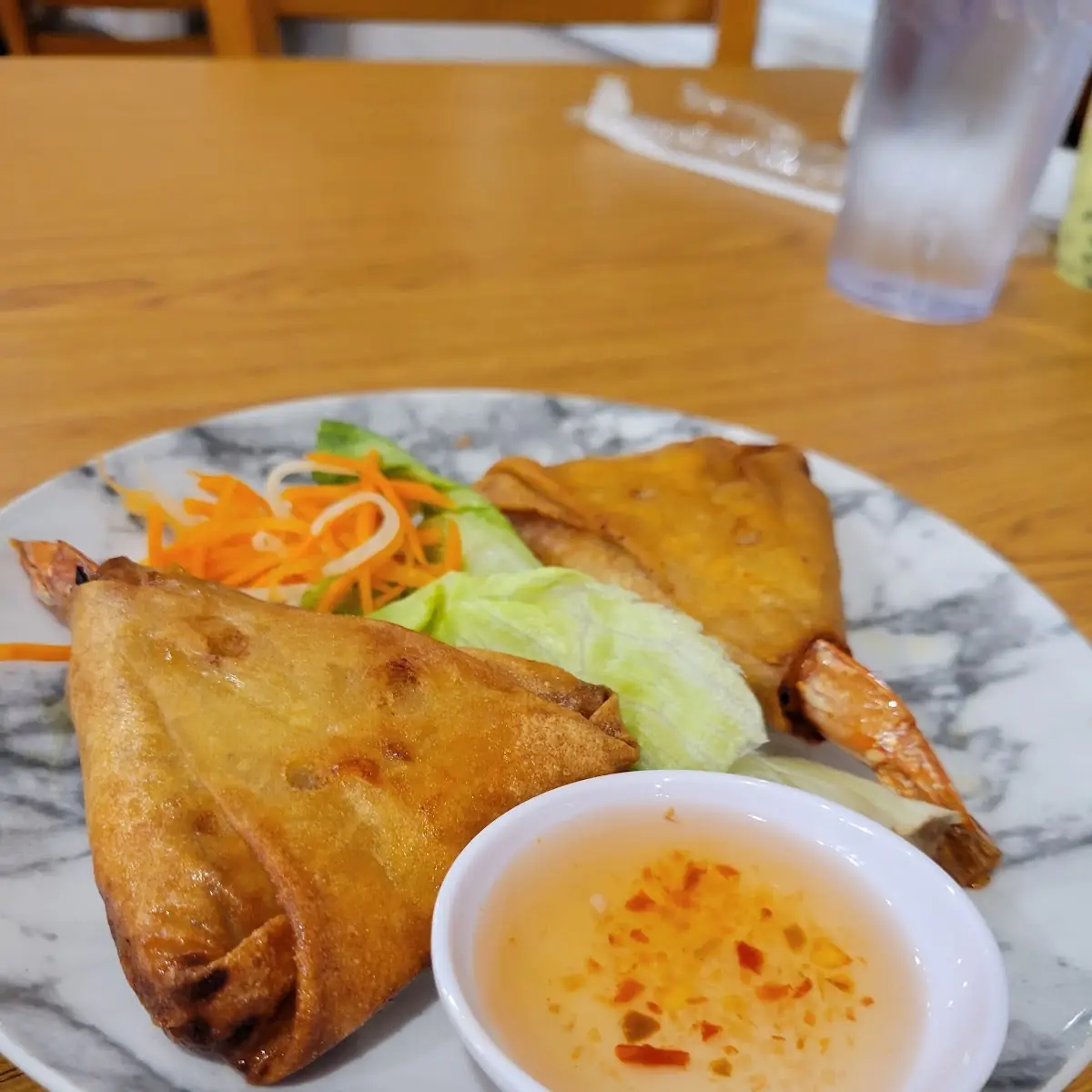 22A. Vermicelli Noodles with Grilled Shrimp & Egg Rolls