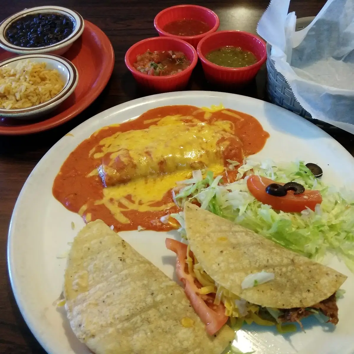 Chile Colorado Burrito or Green Chile Burrito