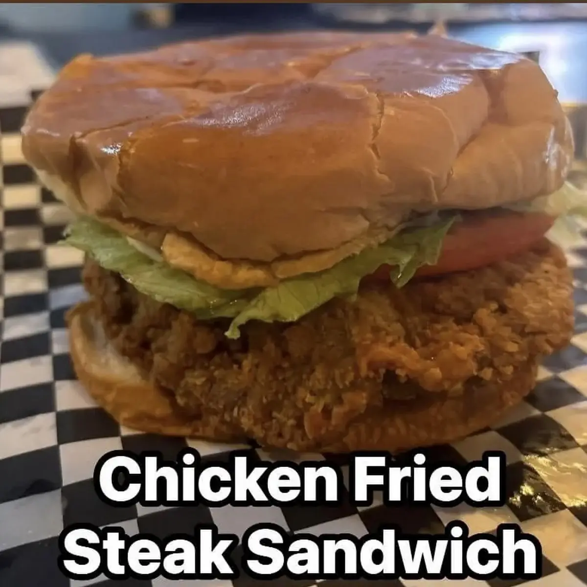 Chicken Fried Steak Sandwich Fries