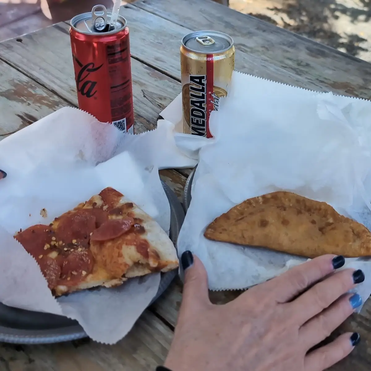 Empanadas and Pizza