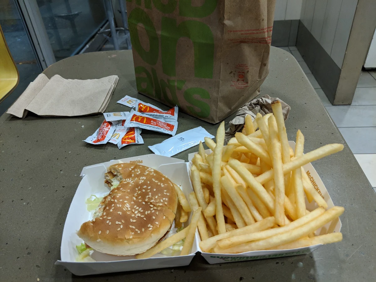 Big Mac Burger and Fries, McDonald's
