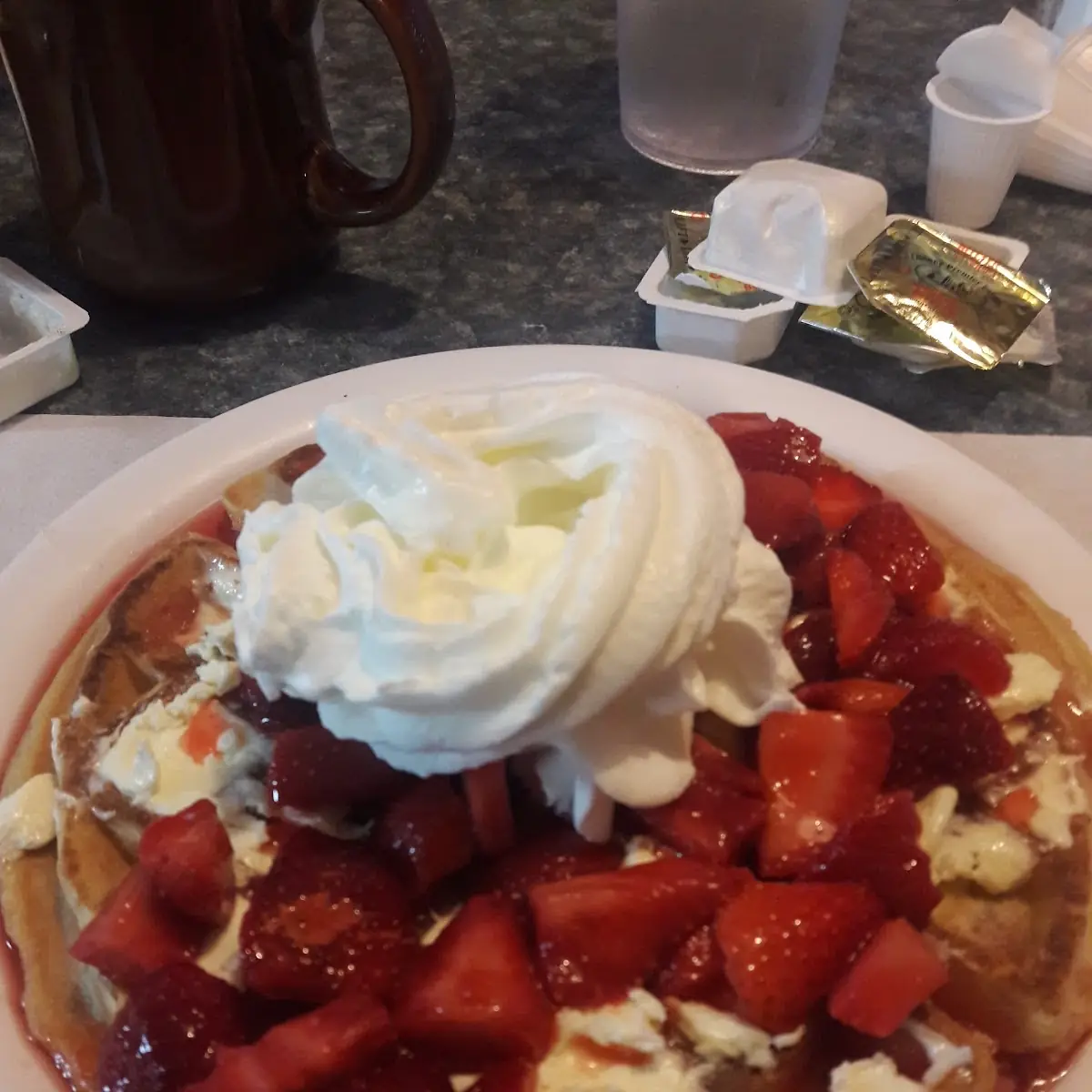 Strawberry Banana Waffle