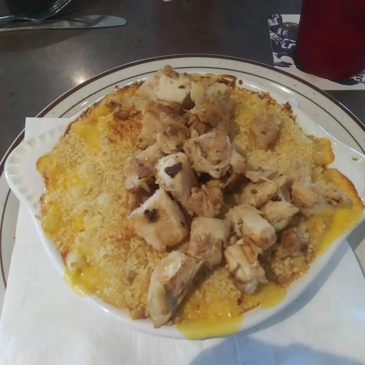 Mac and Cheese with Grilled Chicken