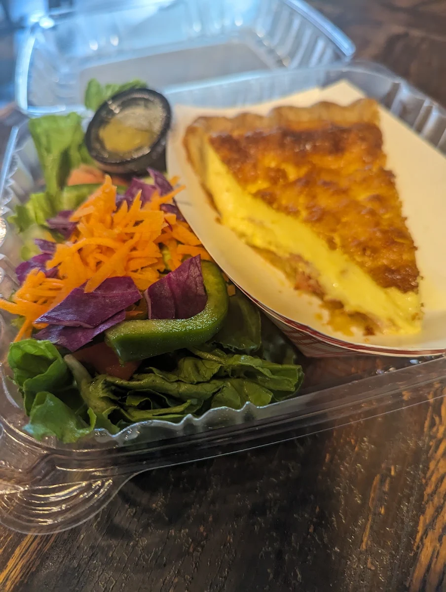 Ham & Cheese Quiche WL Salad