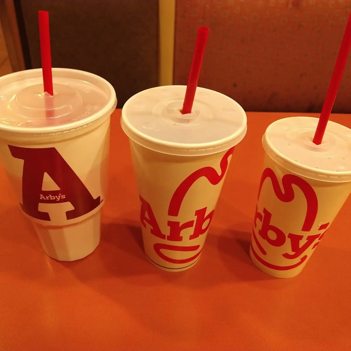 Small Medium and Large Fountain Drinks
