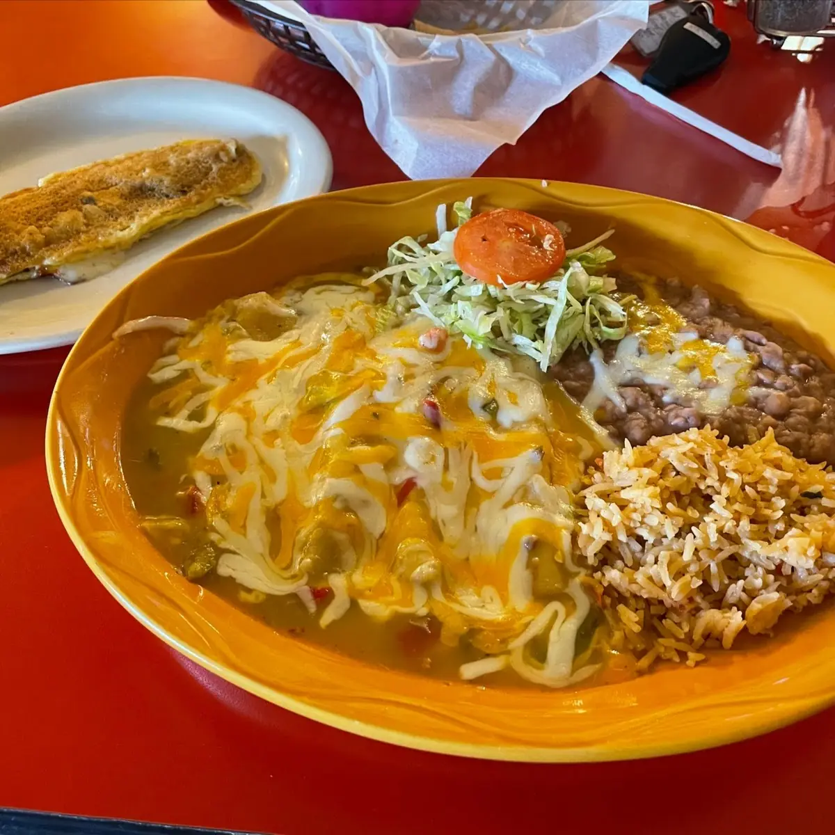 Green Chile Enchiladas