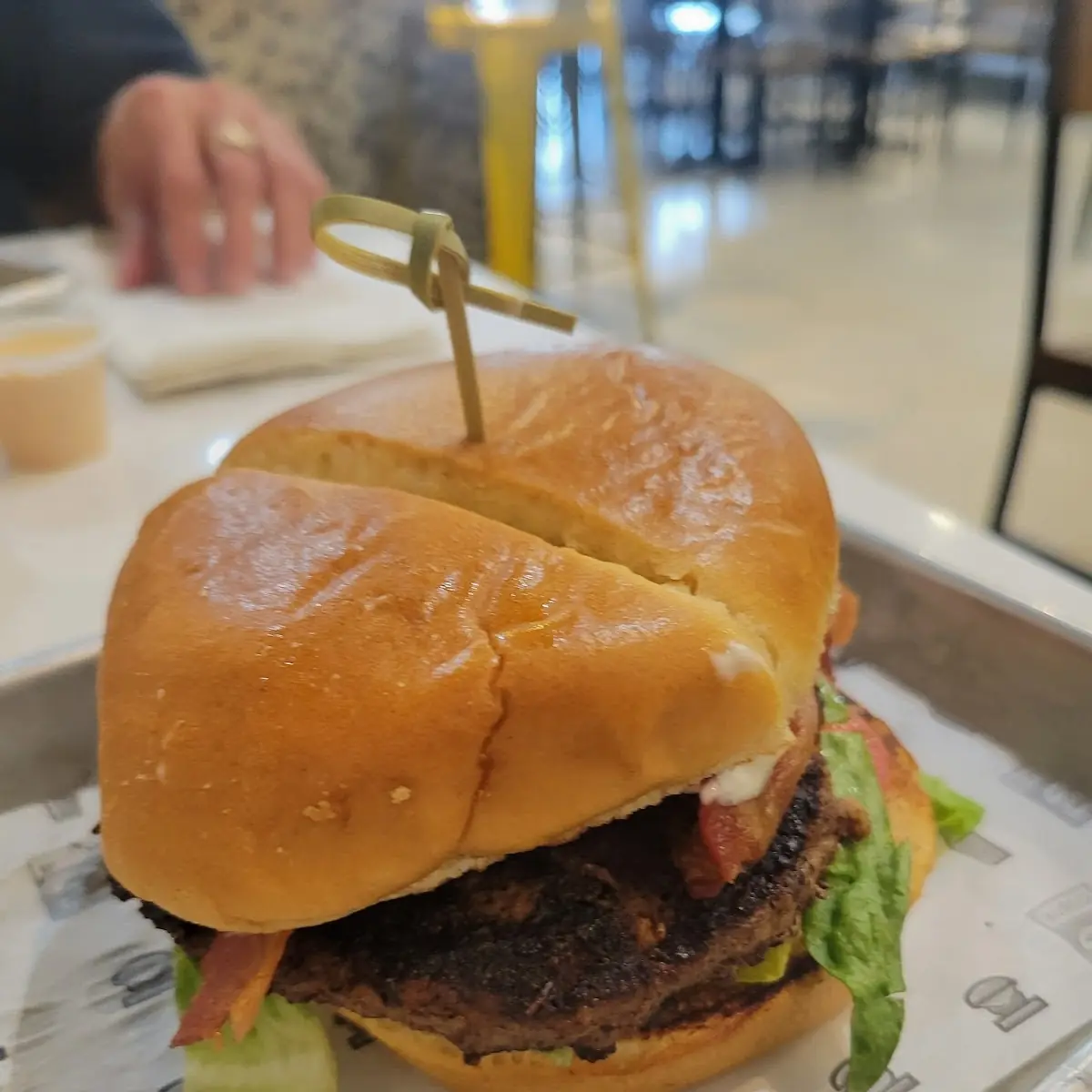 Mushroom Swiss Burger