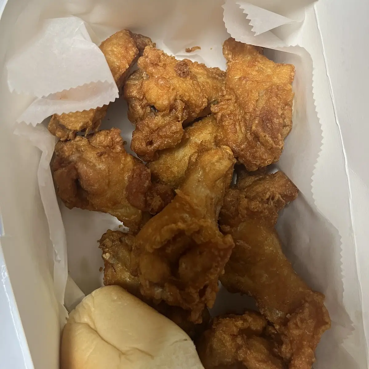 Crispy Chicken and Bread
