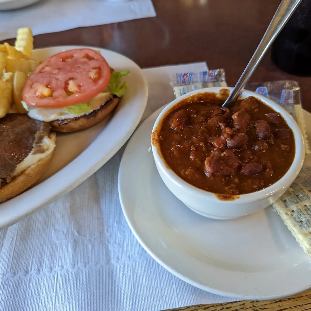 Goulash w Garlic Bread G Beans