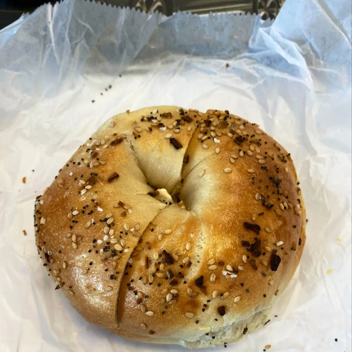 Everything Bagel with Cream Cheese