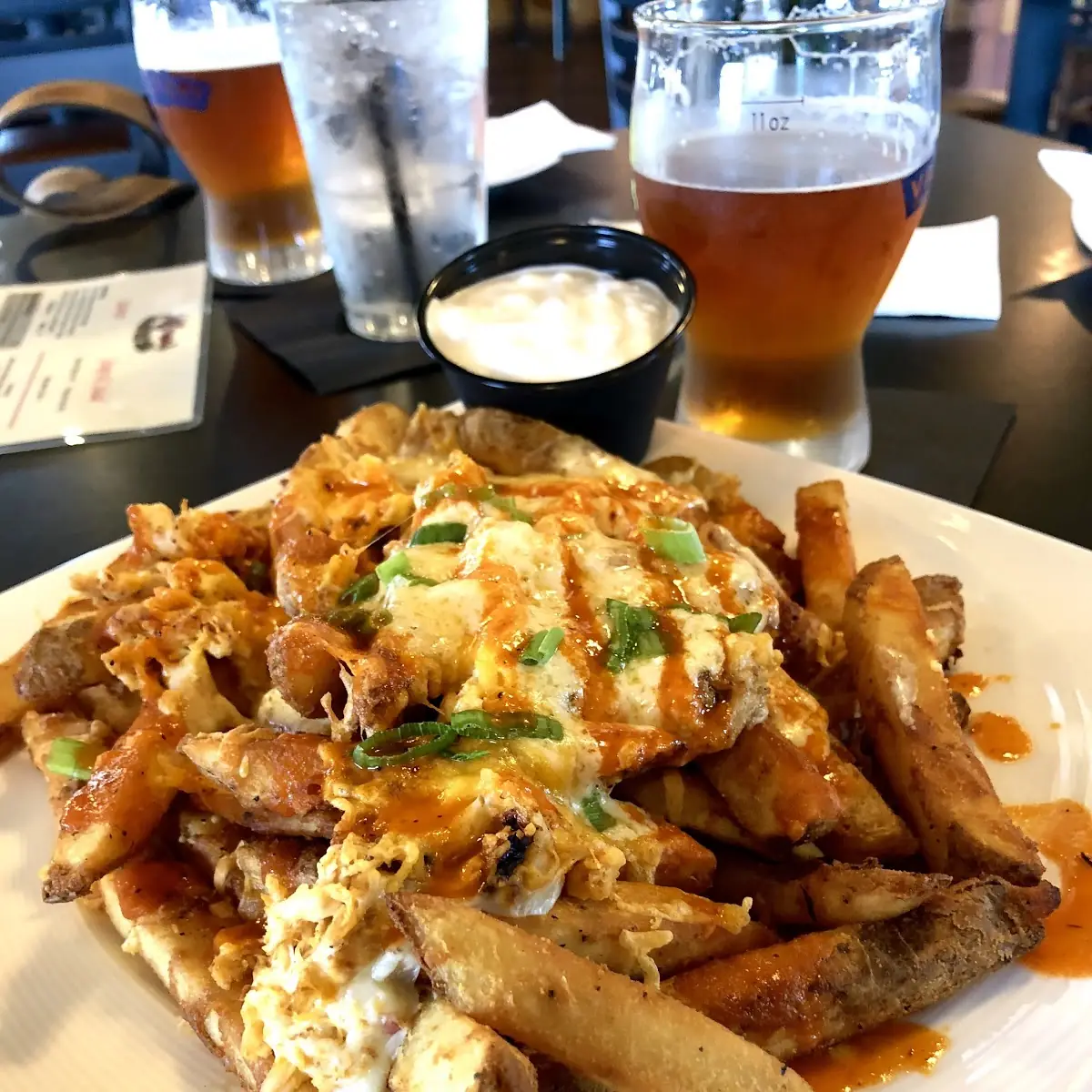 Buffalo Chicken Loaded Fries